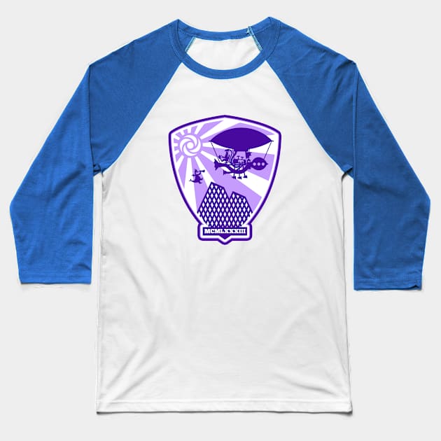 Imagination Badge Baseball T-Shirt by blairjcampbell